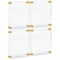 Azar Displays Floating Acrylic Gallery Wall Set of Four Floating Frames, Gold, 8.5 in. x 11 in. Graphic Size, 4PK 105514-GLD-4PK - alternate 1